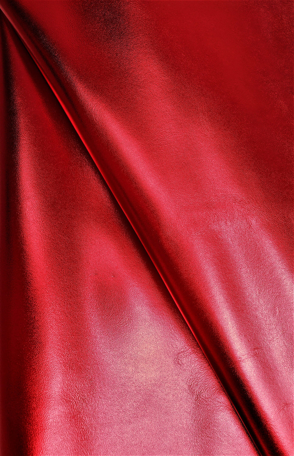 RED metallic leather skin, smooth sparkle goatskin, bright soft hide, ideal for DIY projects B-18005-MT La Garzarara