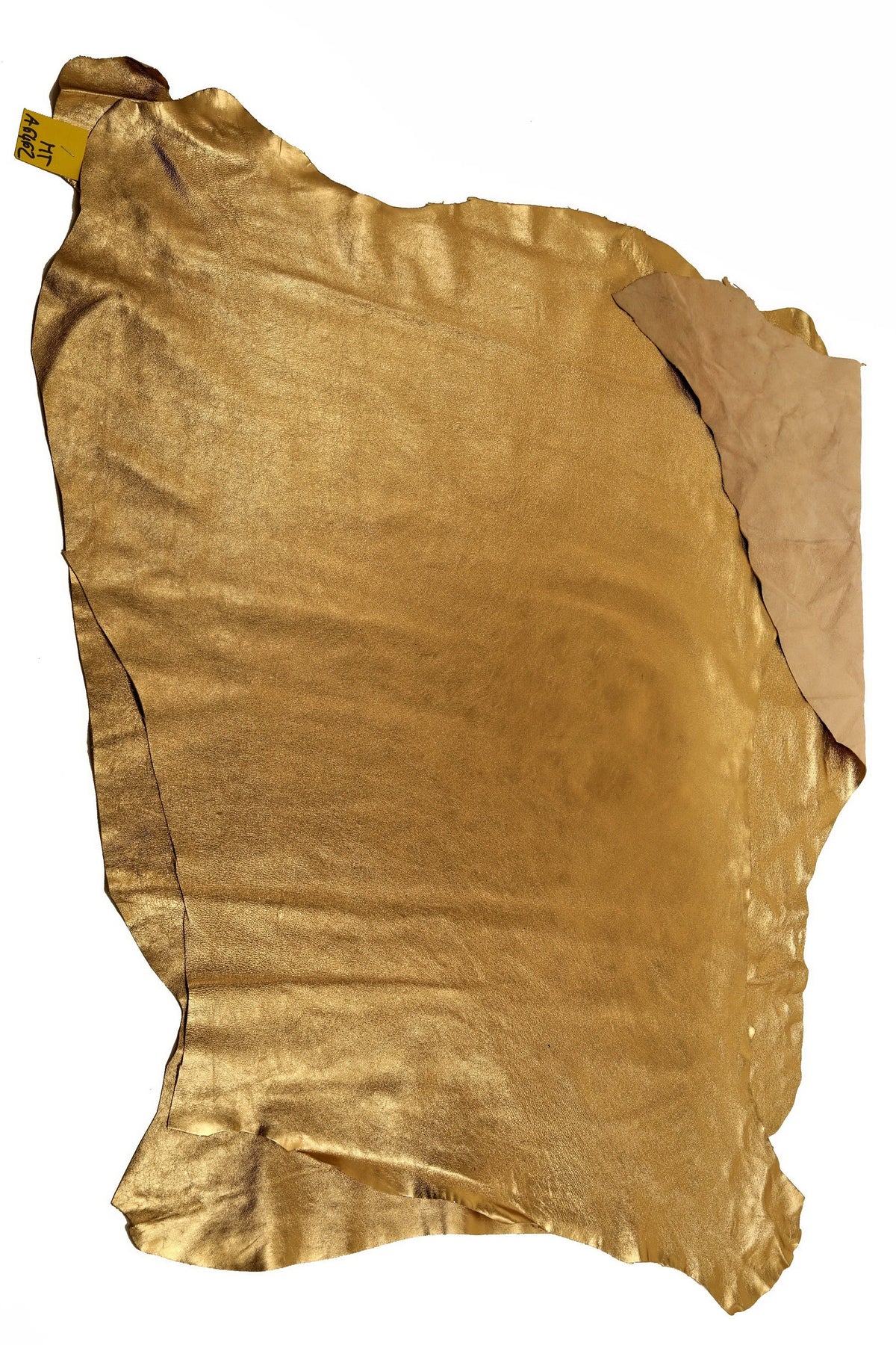 Metallic BRONZE LEATHER skin, smoothsoft laminated lmabskin, brown glossy sheepskin, quite soft B16062-MT La Garzarara