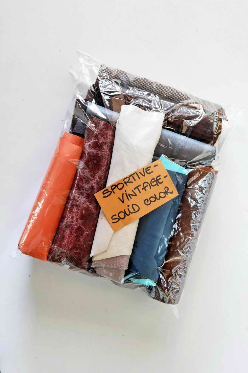 Vintage Leather Pieces, 5x6 Assorted Colors, Distressed Aged and Rustic Craft Scraps for crafters B002 La Garzarara