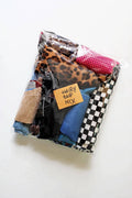 Leather hairy calf printed and solid colors scraps bag, in total for 1 lbs (500 gr) and 2 lbs (1 kg) B007 La Garzarara