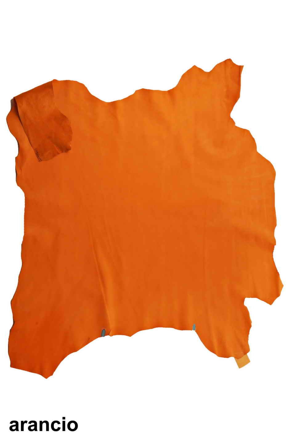 Colored suede leather hides, suede textured velour goatskin B11823-TU La Garzarara