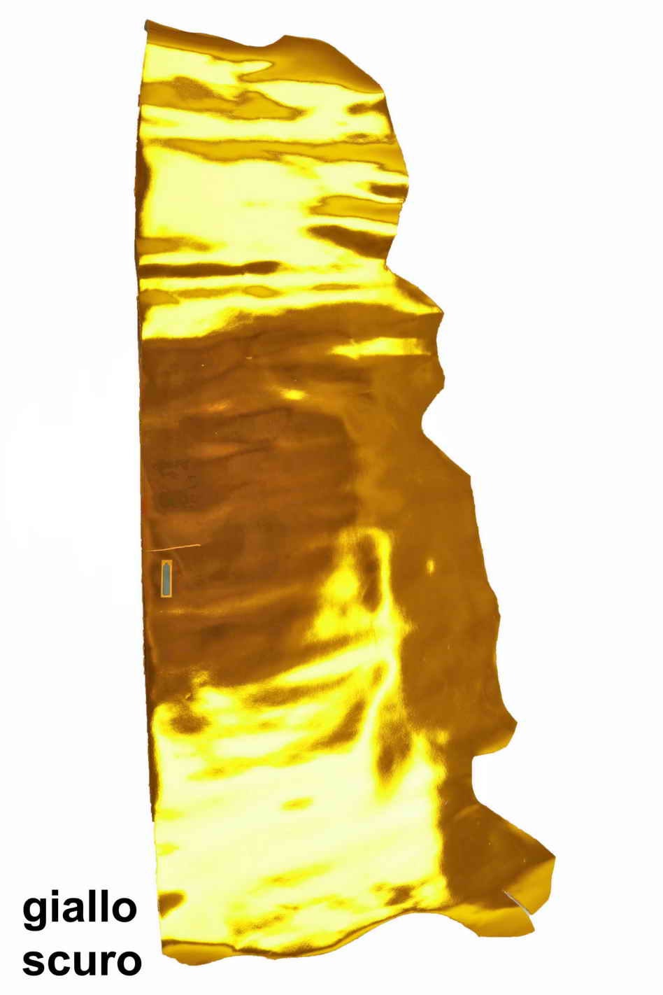 MIRROR metallic leather hides - Fuchsia yellow orange smooth laminated goatskins stiff shiny skins for crafting B11757-MT La Garzarara