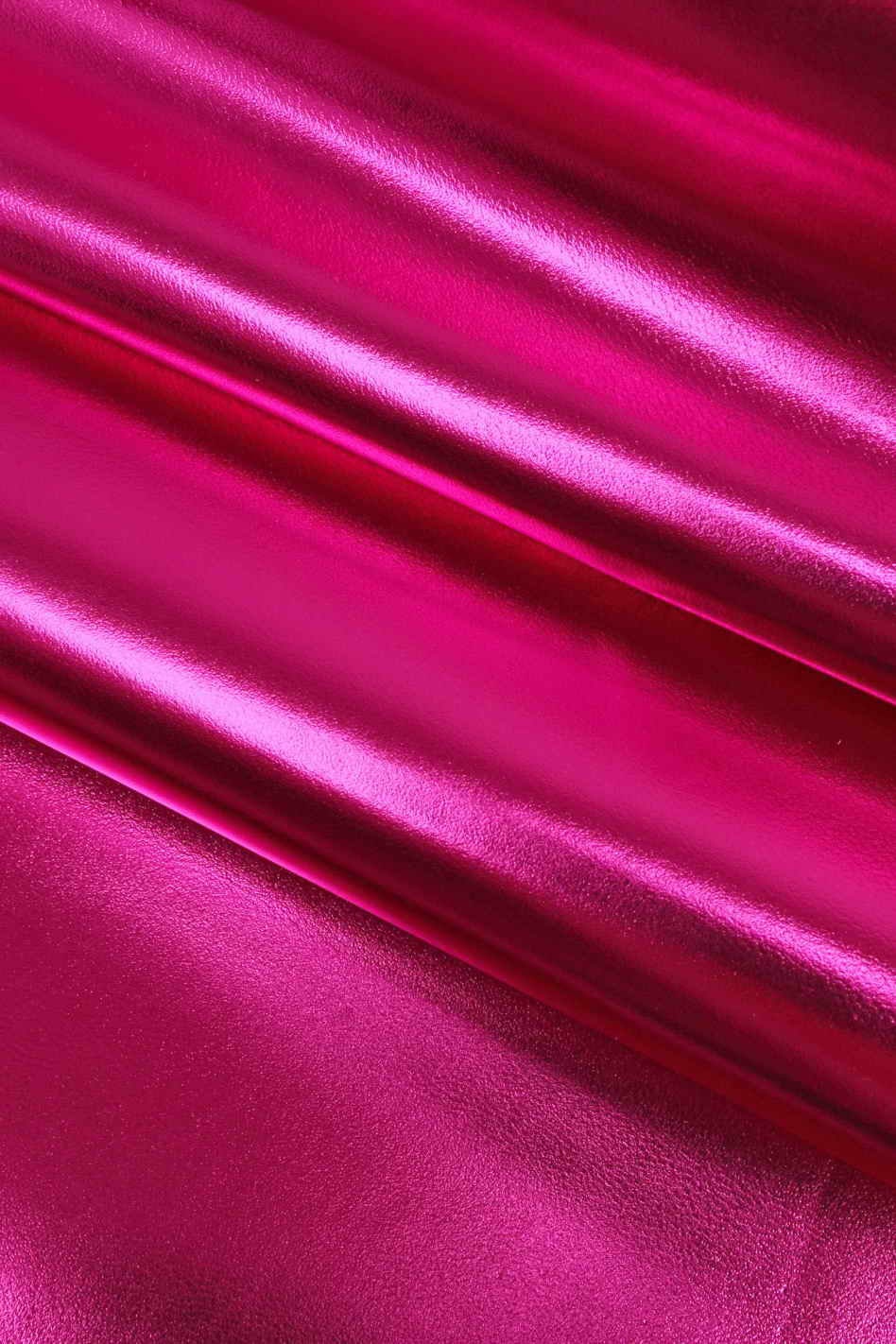 MIRROR metallic leather hides - Fuchsia yellow orange smooth laminated goatskins stiff shiny skins for crafting B11757-MT La Garzarara