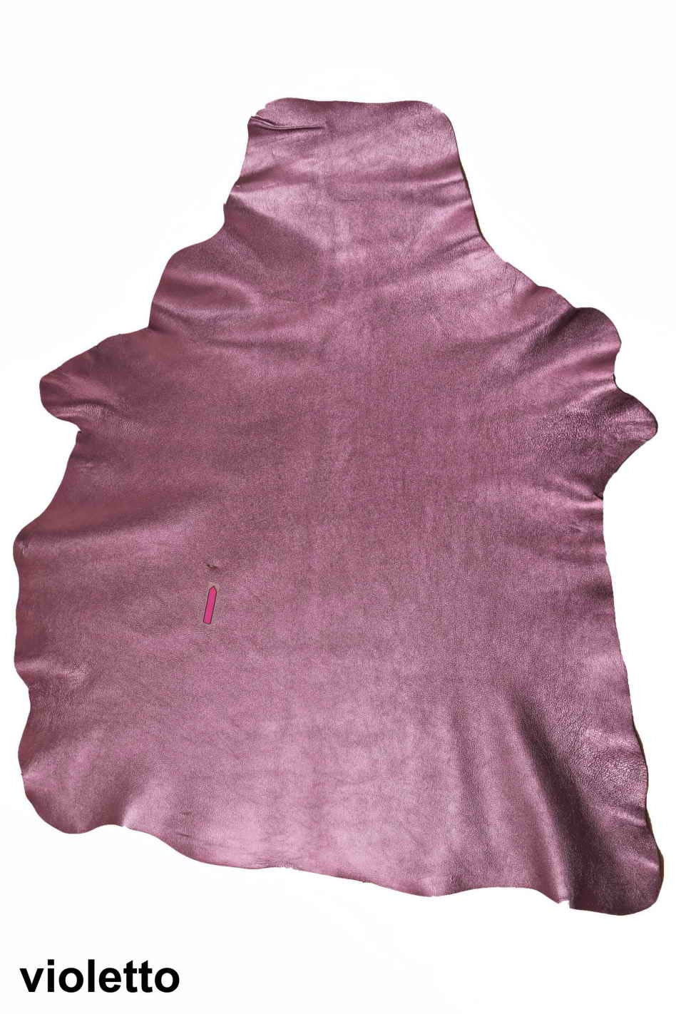 METALLIC leather hides - Orange, blu lambskins , pebble grainy laminated wrinkled lamb ,soft sheepskin B11185-MT