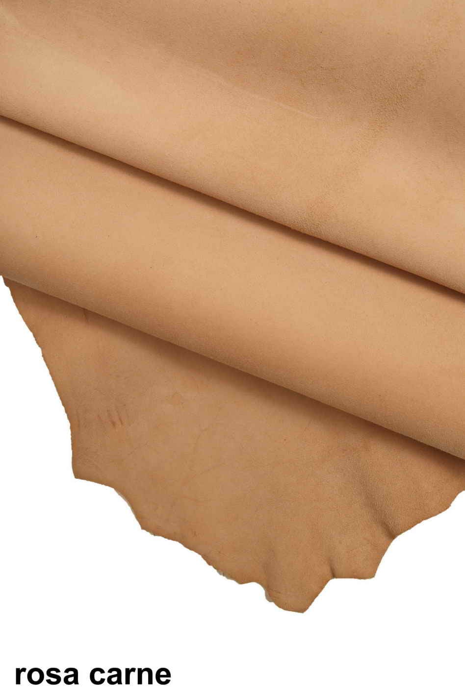 Colored suede leather hides, suede textured velour goatskin B11823-TU La Garzarara