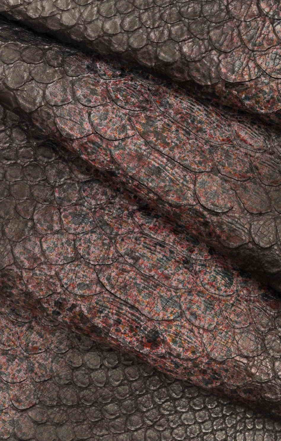 Snake print leather skin, reptile python embossed hide for shoes and handbags fashion B12561-DM