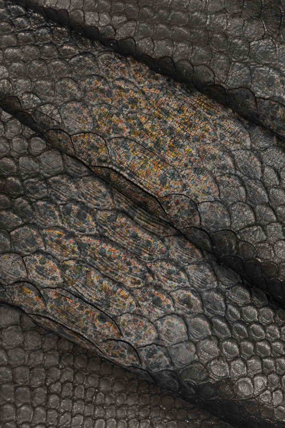 Snake print leather skin, reptile python embossed hide for shoes and handbags fashion B12561-DM