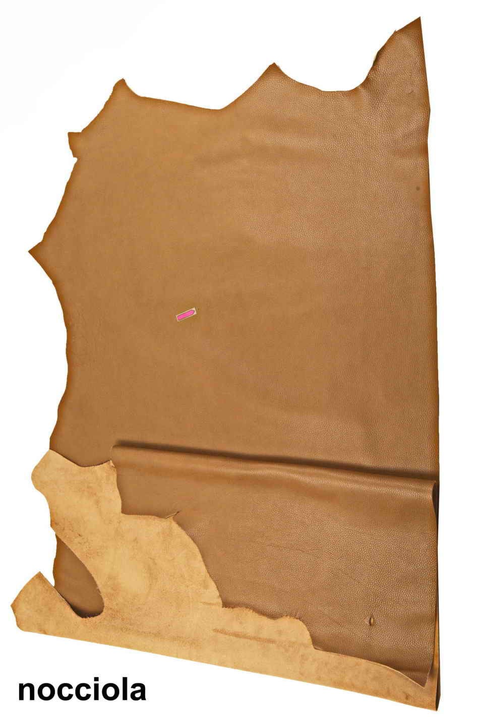 Tan camel calf cowhide leather hide skin, soft brown grain leather for bags wallets and crafts B12770-VT La Garzarara