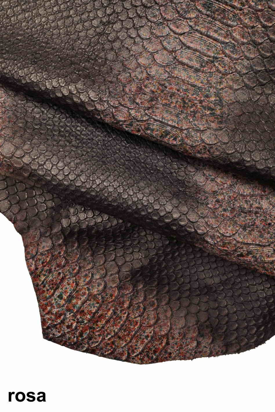 Snake print leather skin, reptile python embossed hide for shoes and handbags fashion B12561-DM