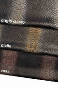 Snake print leather skin, reptile python embossed hide for shoes and handbags fashion B12561-DM