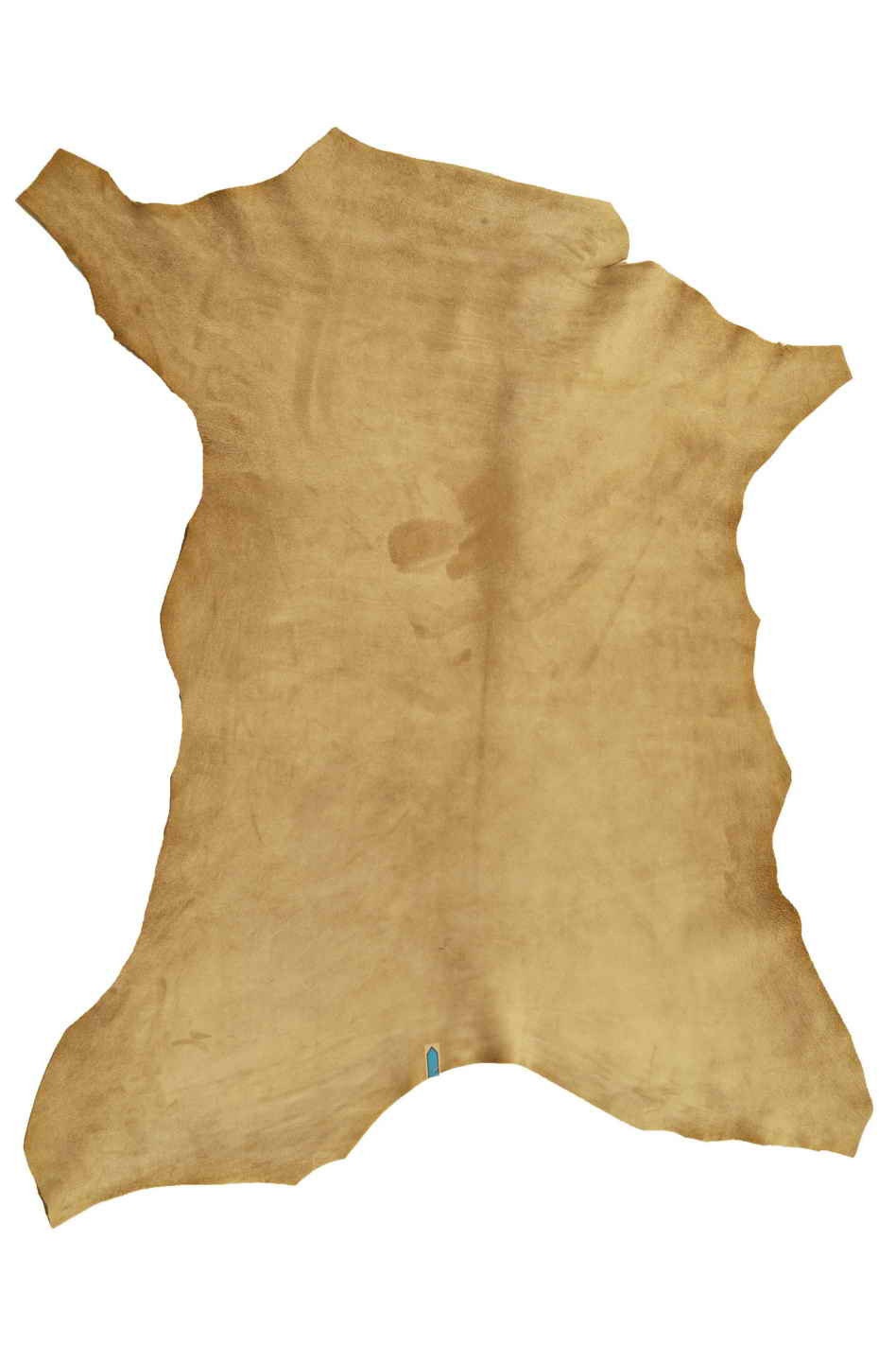 Camel SUEDE leather hides, soft beige velour goat skins for crafter B12863-TU La Garzarara