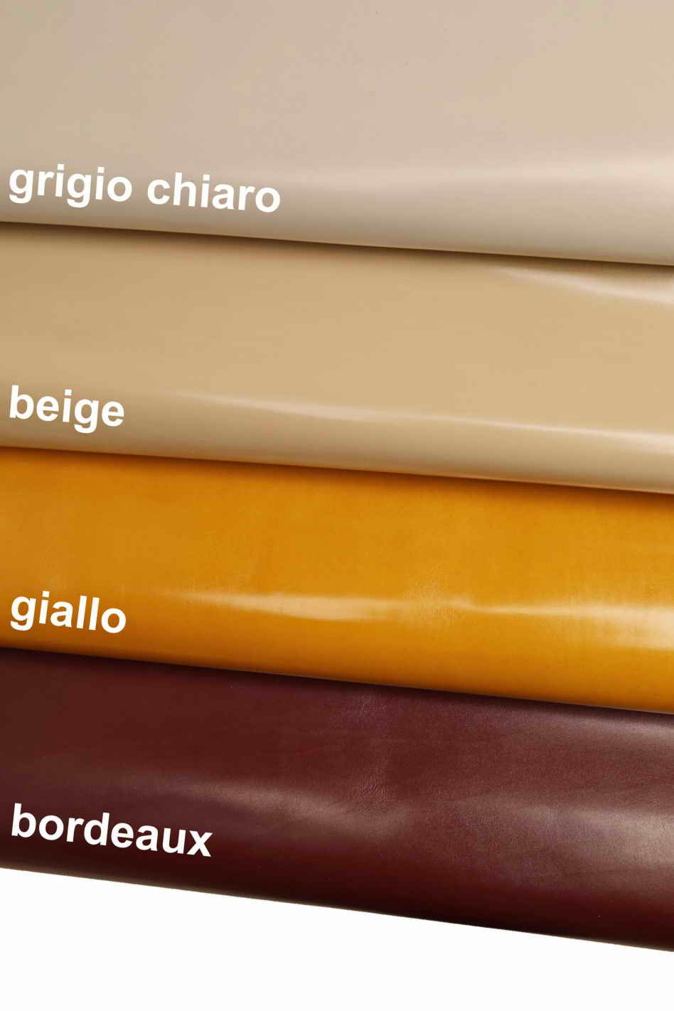PREMIUM baby calf leather skins, Full grain Italian Calf Leather upholstery calfskin beige/yellow/light grey/burgundy B13088-TU La Garzarara