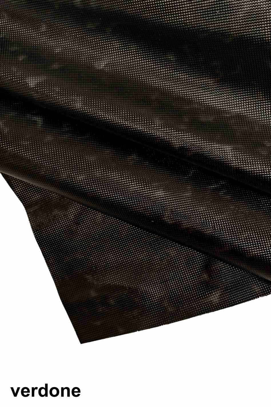 Embossed patent leather hide, antiqued glossy cowhide, shiny printed cow skins B13015-VT La Garzarara