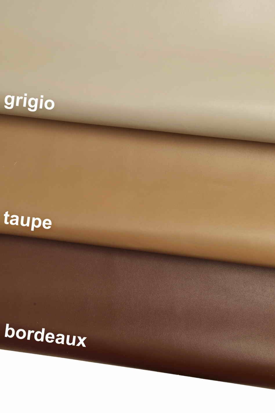 PREMIUM Full grain top Italian Calf Leather upholstery calfskin taupe grey burgundy cowhide genuine solid color B13120-TU La Garzarara