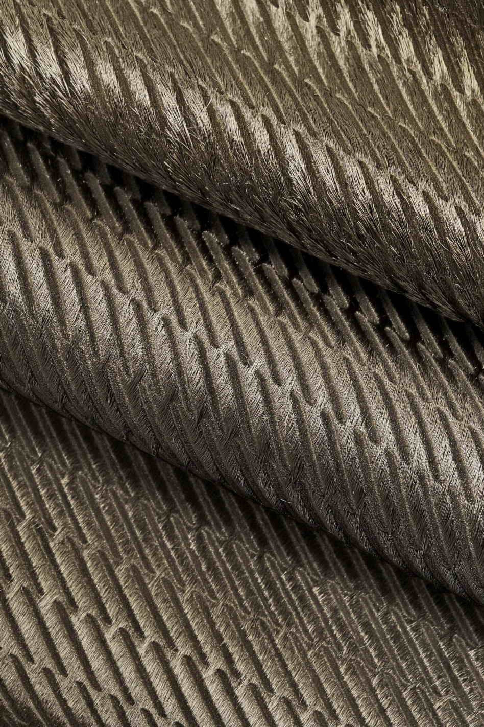 STEEL METAL hair on leather hide, geometrical printed metallic pony calfskin, engraved textured soft cowhide B13165-CV La Garzarara