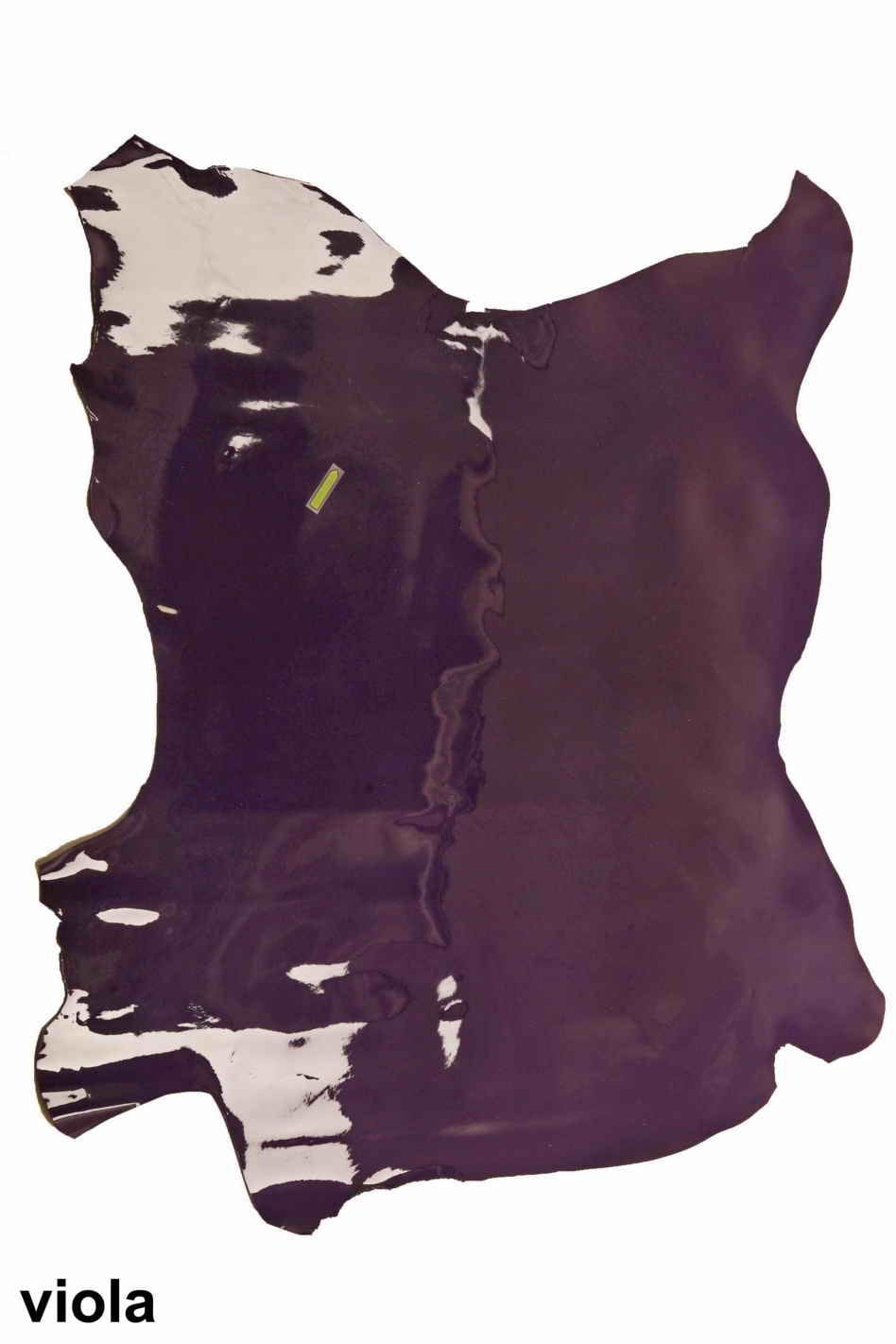 Patent LEATHER hides Grey purple blue - classic premium lacquer skins B13284-TU