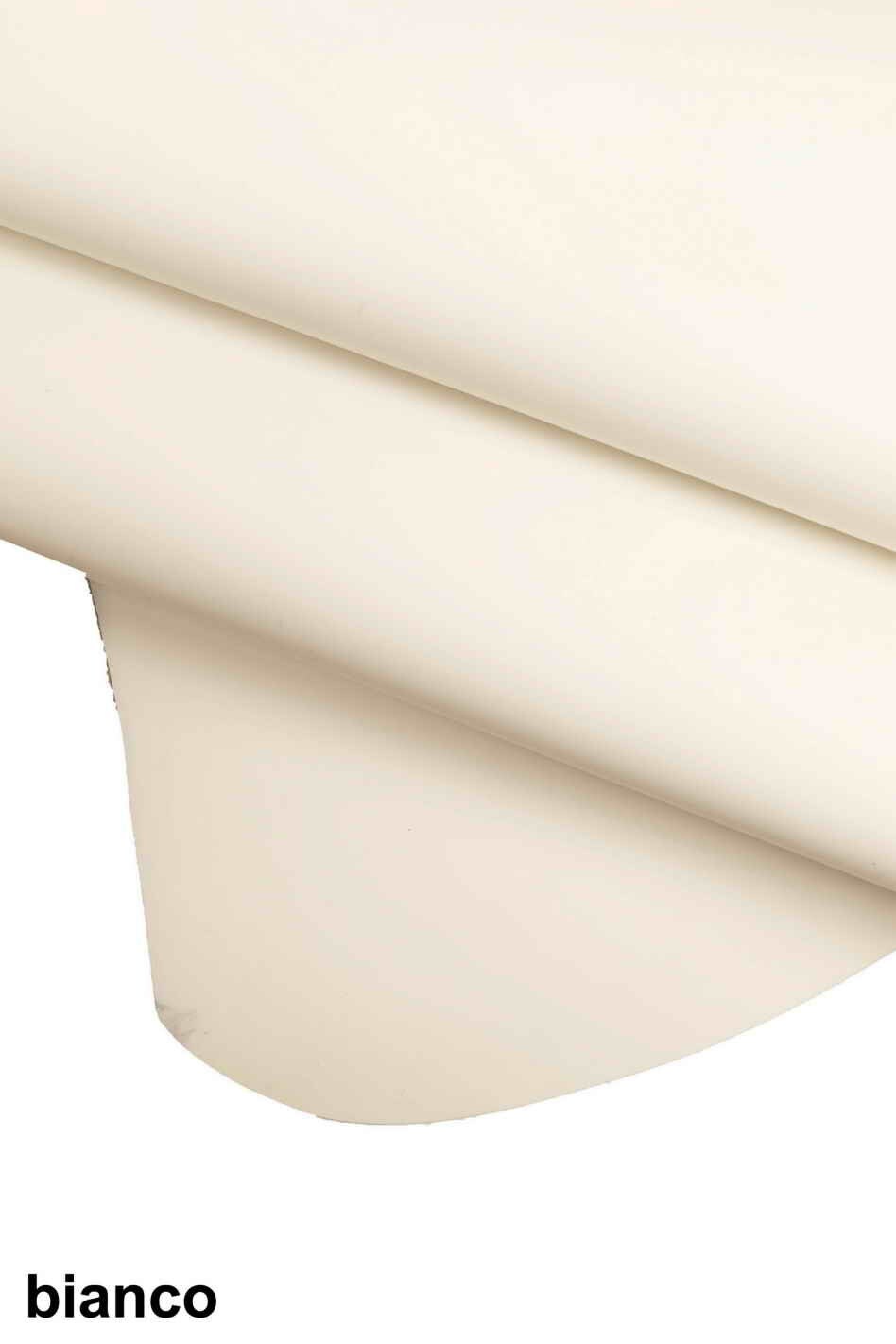 White/red RUBBER leather hides - matte cowhide leather skins - rigid rubbery calfskin B13268-TU La Garzarara