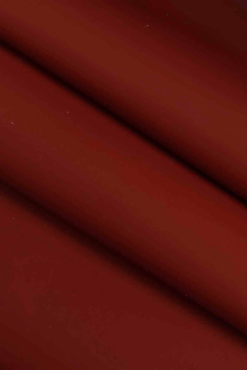 White/red RUBBER leather hides - matte cowhide leather skins - rigid rubbery calfskin B13268-TU La Garzarara