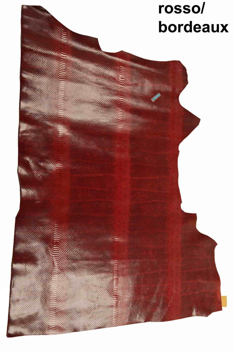 TEJUS LIZARD leather hides - multicolor heart tone embossed cowhide calf skins B13386-ST La Garzarara