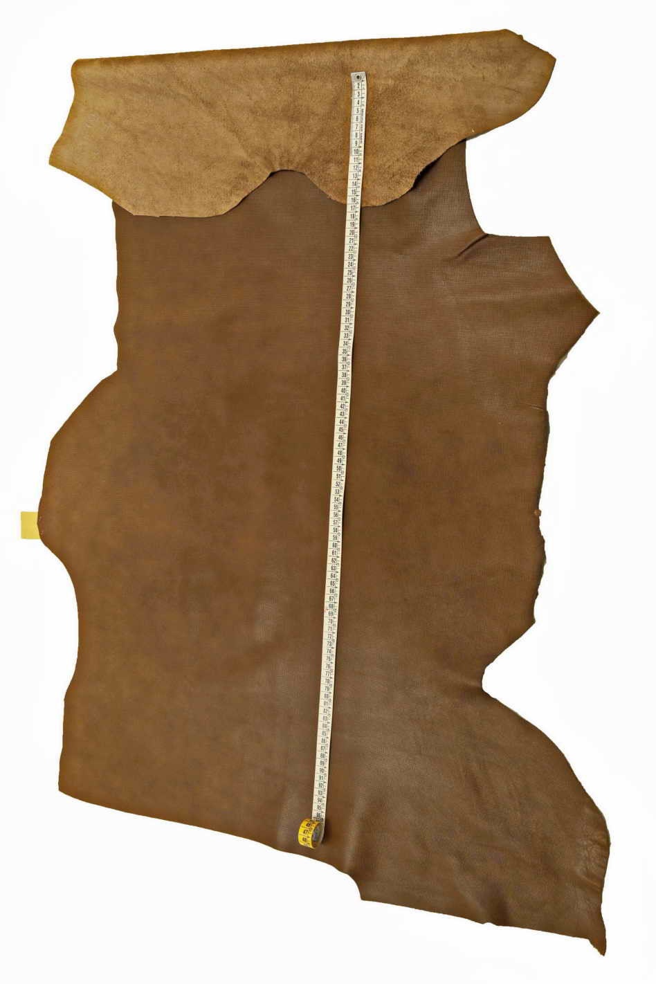 BROWN PRINTED cowhide - tiny squares embossed calf - geometrical print cow - italian skins for crafting B13241-ST La Garzarara