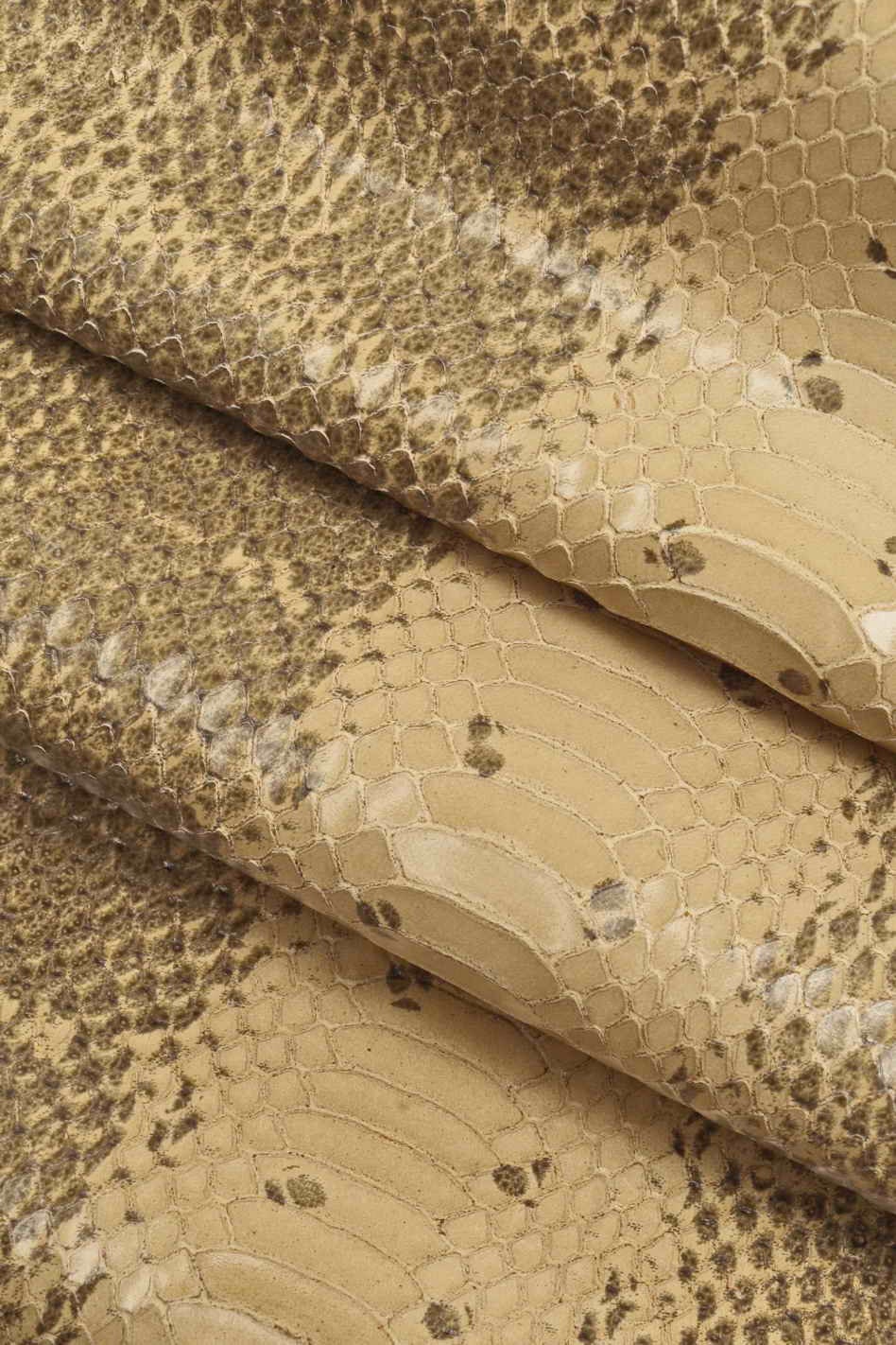 TEJUS LIZARD leather hides - multicolor heart tone embossed cowhide calf skins B13386-ST La Garzarara