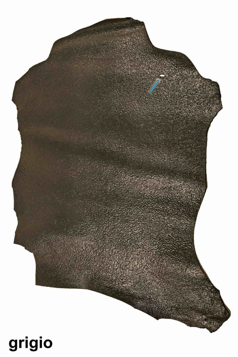 Glossy wrinkled LEATHER hides, green /grey / blue / black shiny textured skins B13332-ST La Garzarara