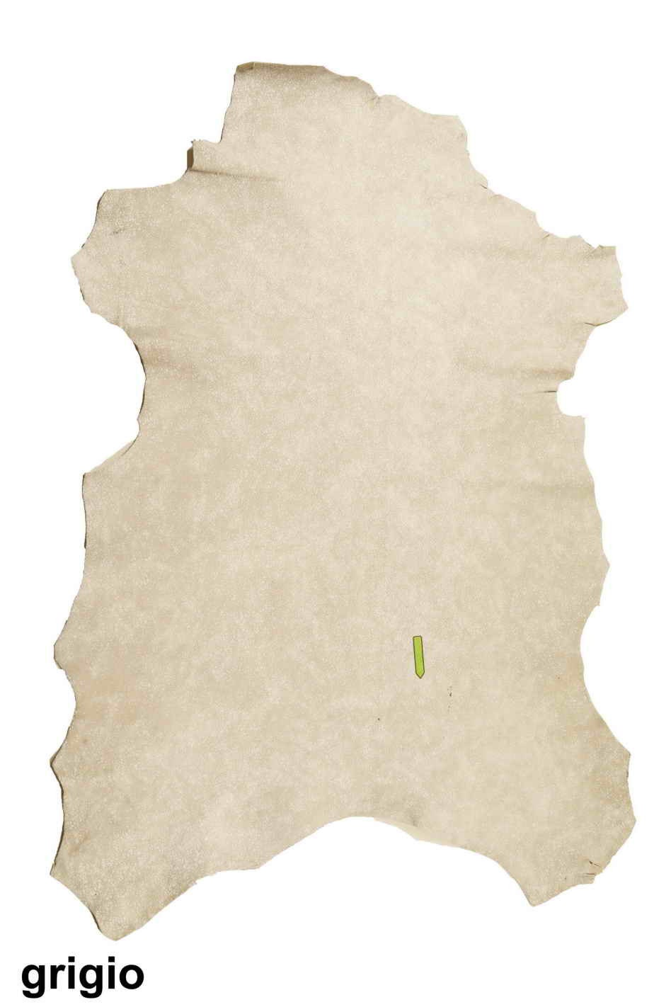 White CRACKLED leather hides - genuine SUEDE on goatskin - orange grey crackle printed skins B13549-ST La Garzarara