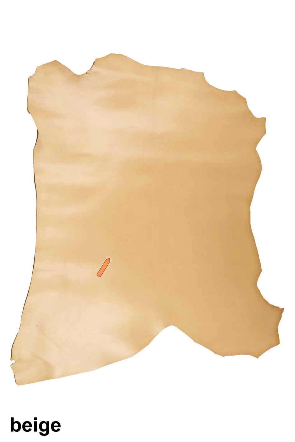 Goatskin leather Beige light blue YELLOW, small genuine talian goat skins B13763-TU La Garzarara
