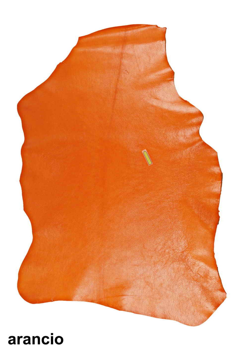 Natural Shiny goatskin leather, pebble grainy grain textured skins - Blue orange green grey hides - soft goat leather skins B13664-TU/F