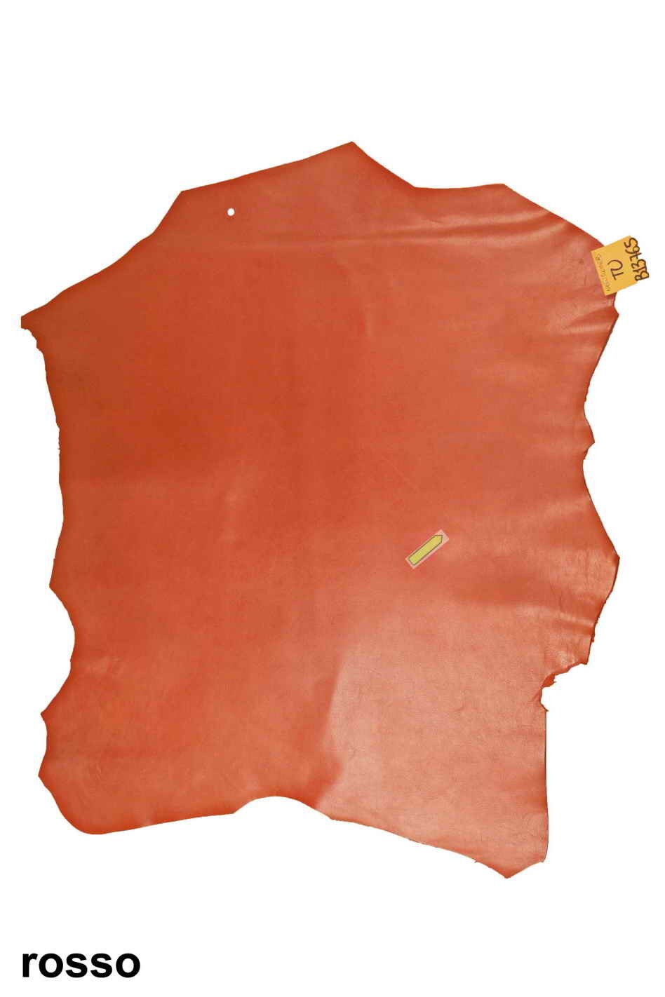Full Grain Goat Leather Hides in Red, Blue, Beige – Smooth Stiff Calfskin B13765-TU La Garzarara