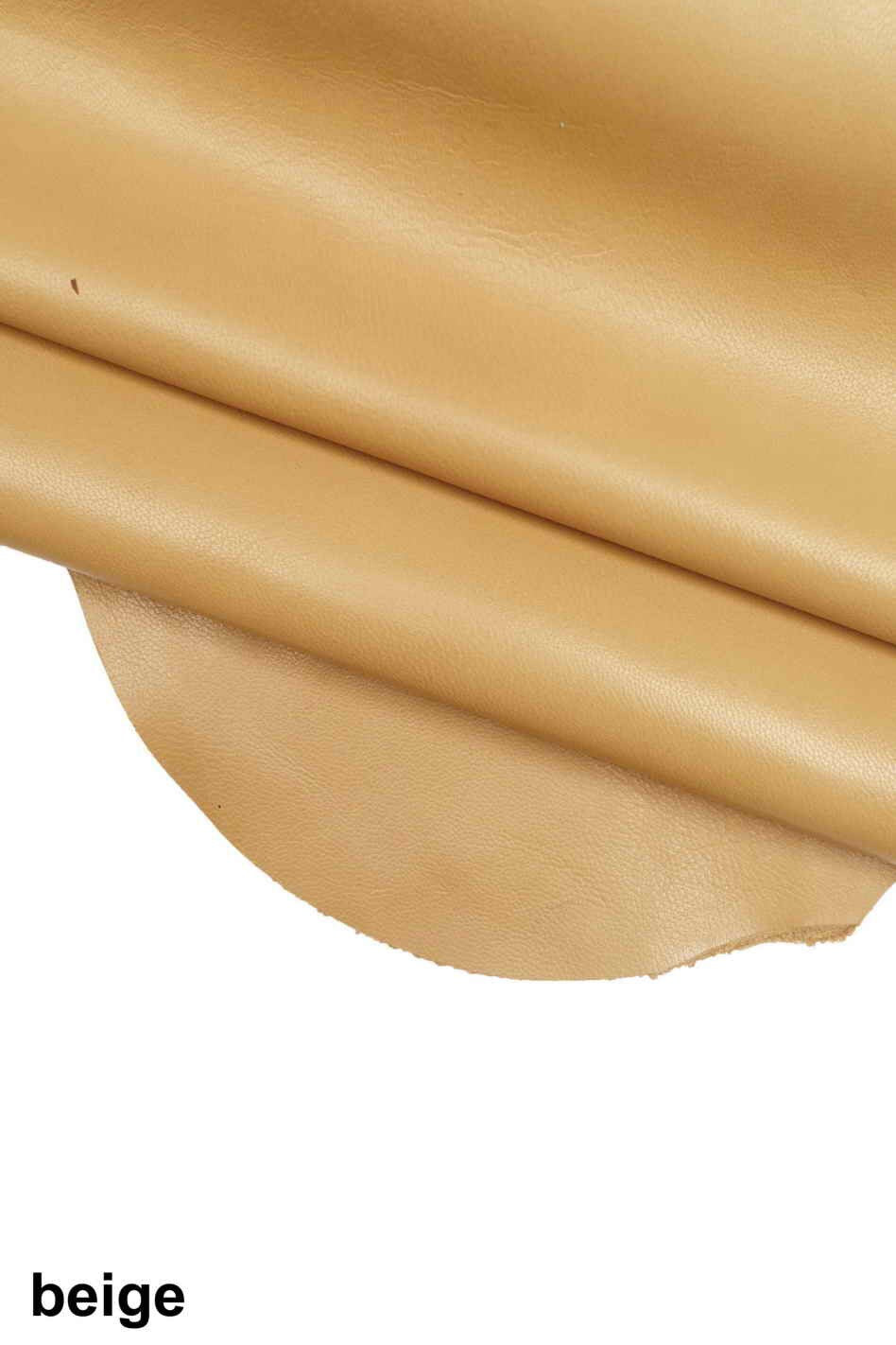 Full Grain Goat Leather Hides in Red, Blue, Beige – Smooth Stiff Calfskin B13765-TU La Garzarara