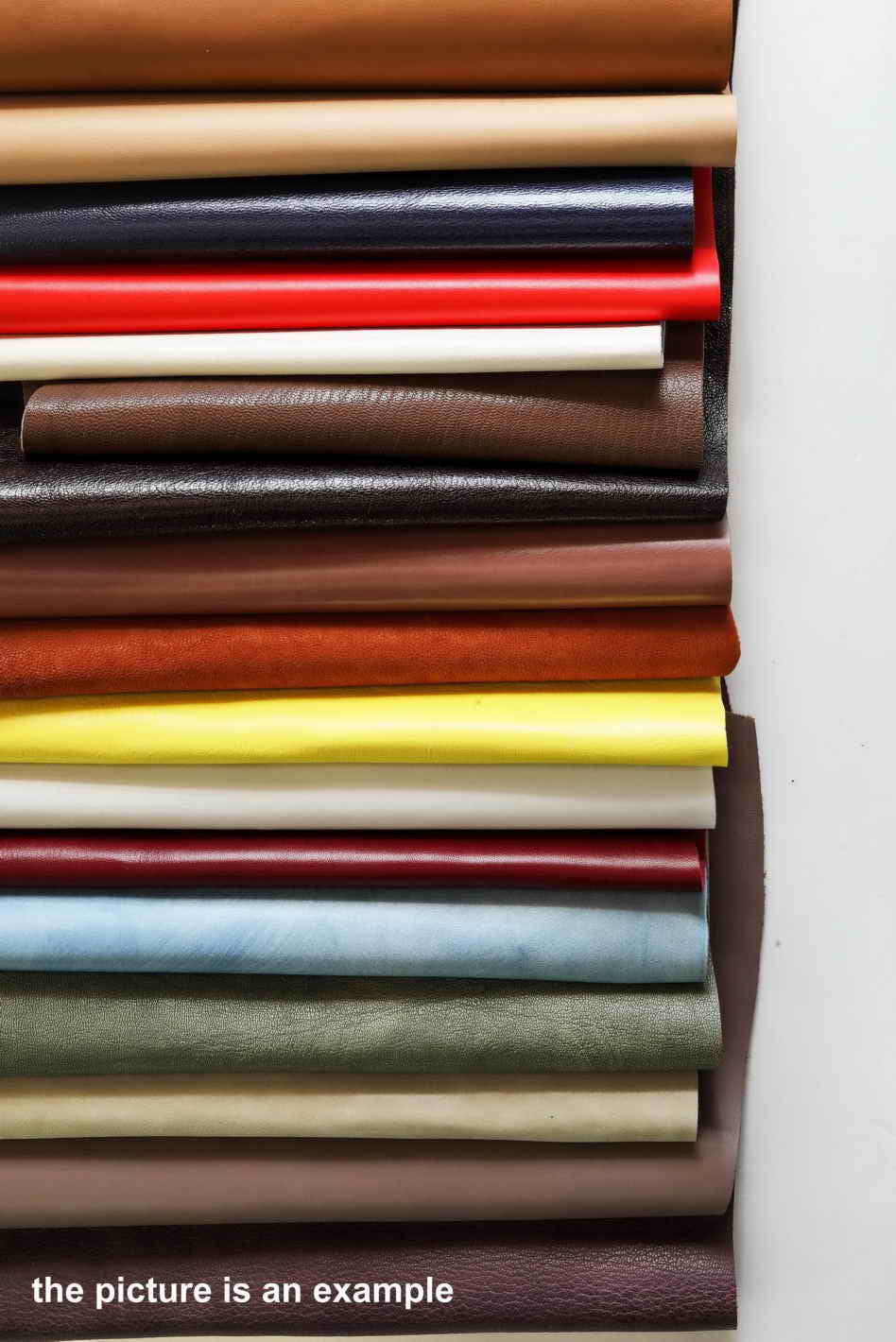 Solid color Leather SCRAPS, random Leather Cuts assortment, Pieces for DIY Crafts 1 lbs - 1,7 lbs - 2 lbs - 4 lbs AMZ30/B