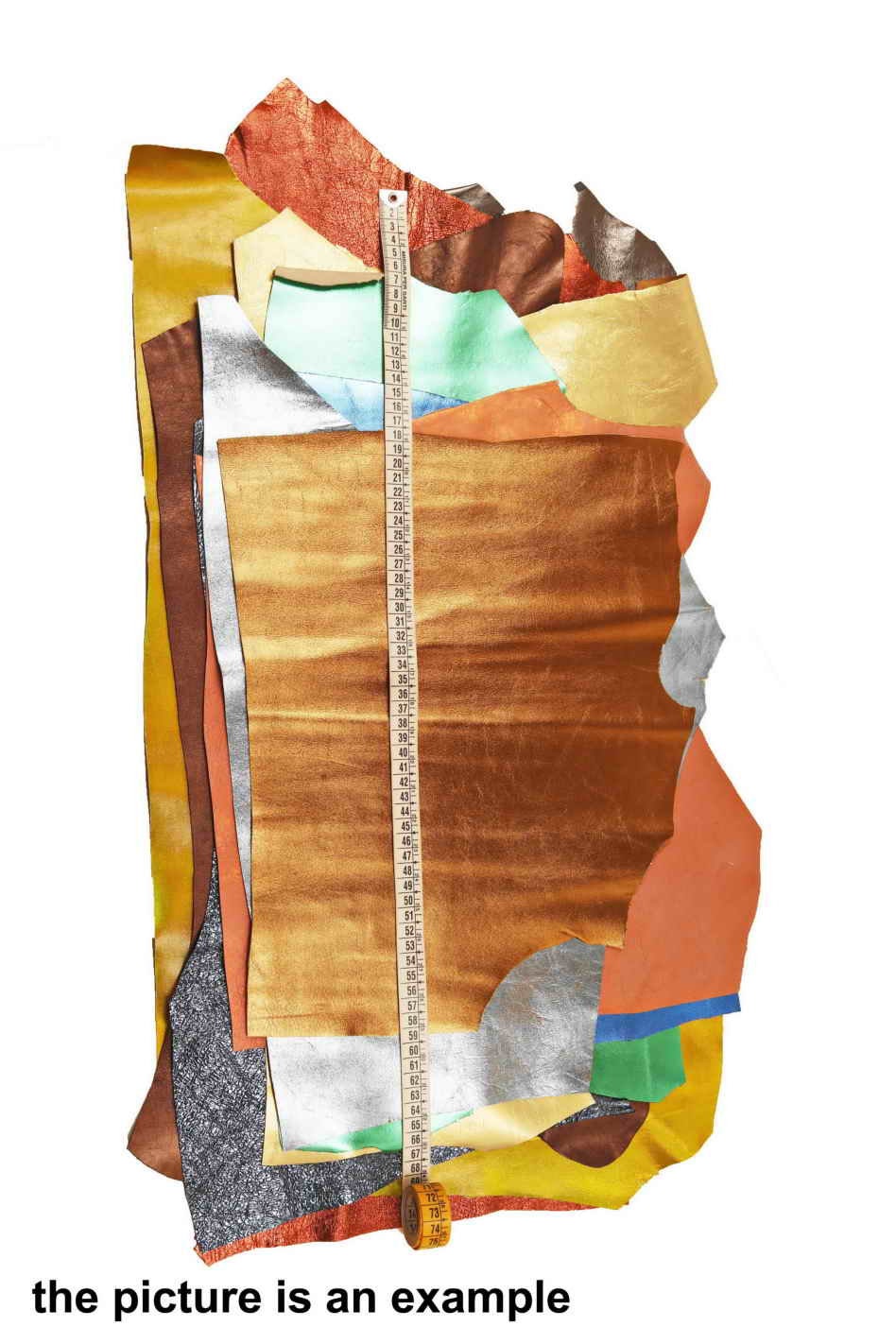 Mix METALLIC leather Scraps, Leather metallic pieces for crafting, Offucuts for small crafts 1 lbs - 1,7 lbs - 2 lbs - 4 lbs AMZ31/B