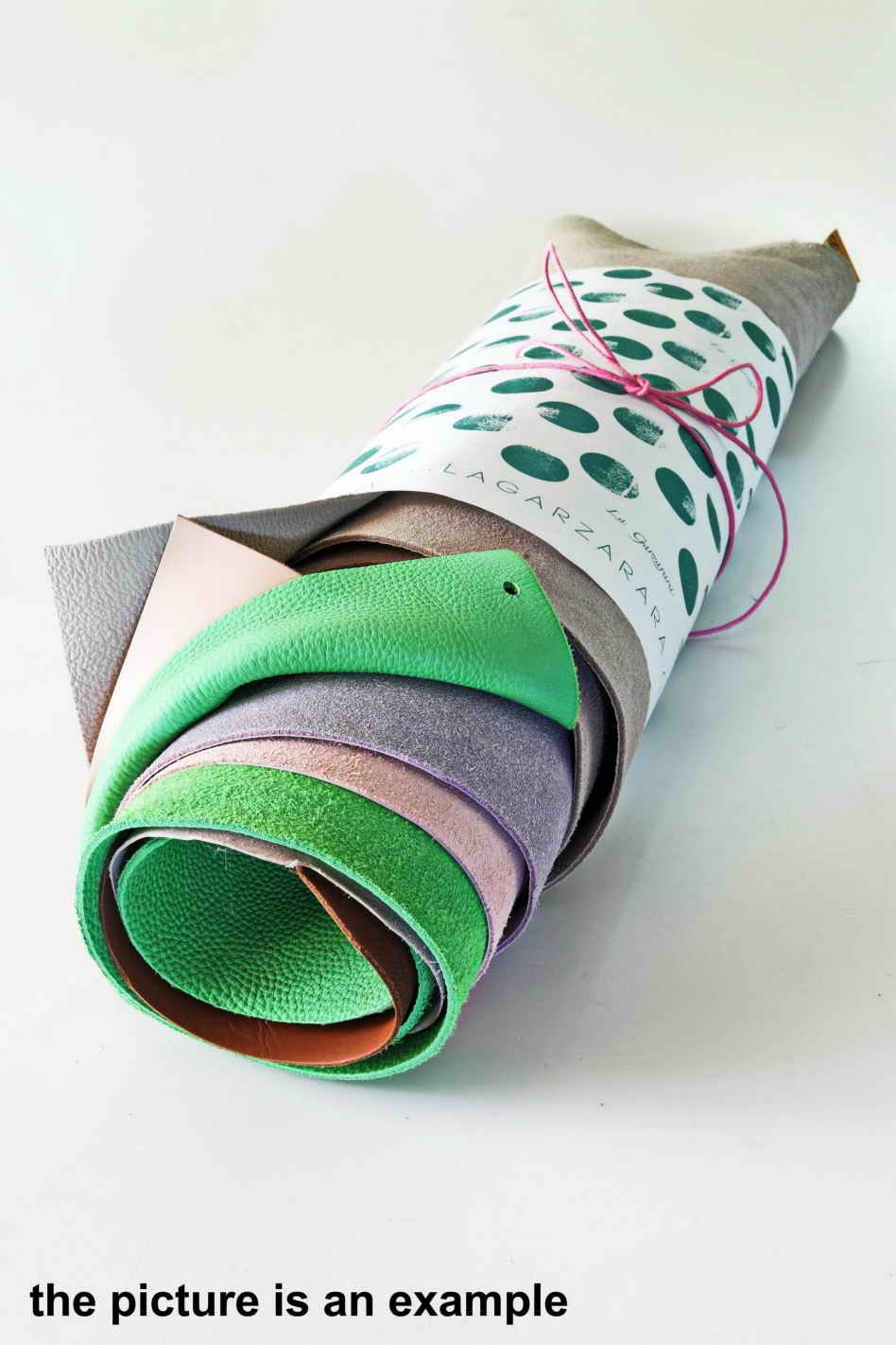 Leather pieces for crafting, Large smooth and pebbled leather, Color Offcuts scraps AMZ35 B La Garzarara
