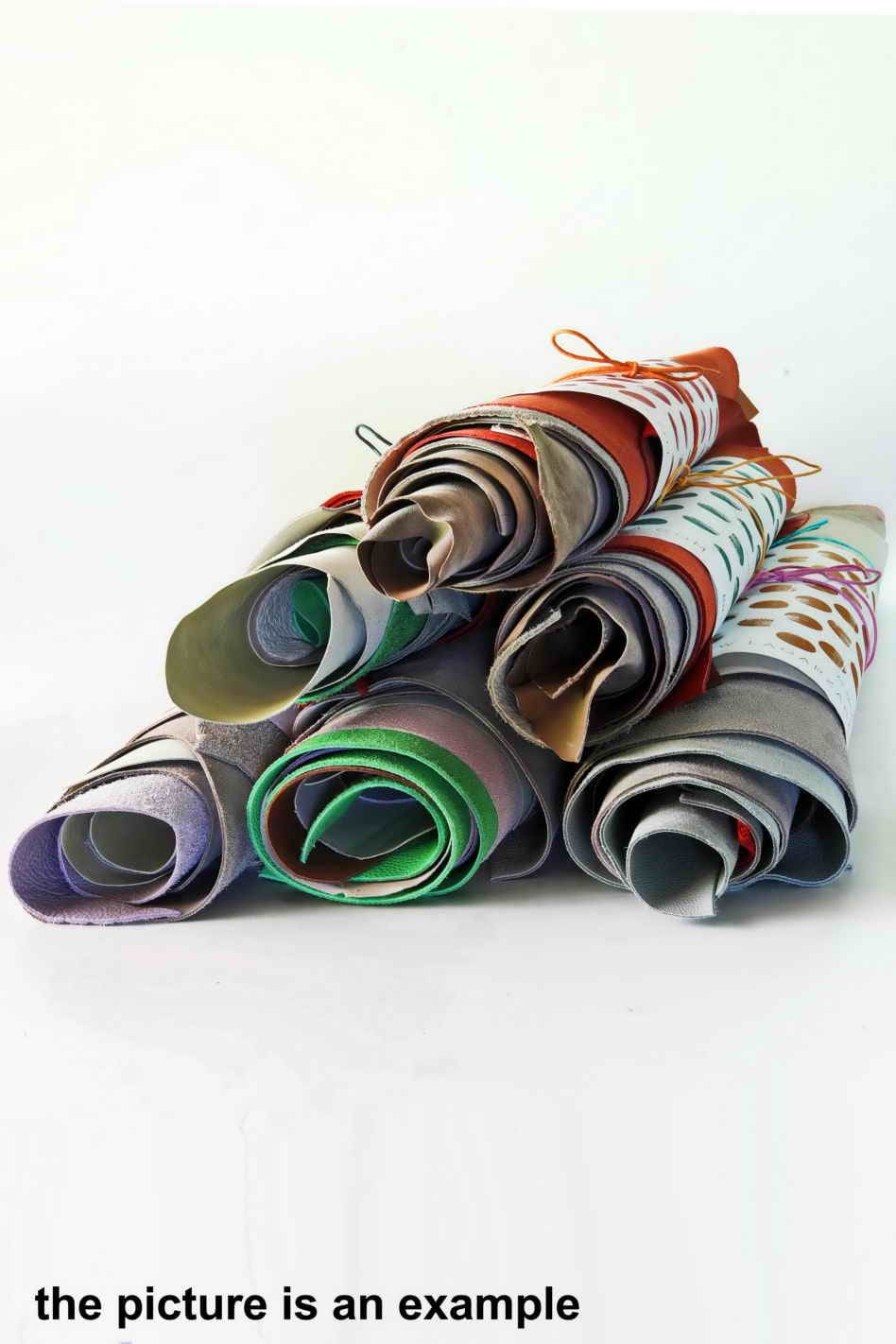 Mixed Leather Craft Sheets, 8x10 Genuine Leather Cuts, Assorted Colors, Grains and Finishes DIY La Garzarara