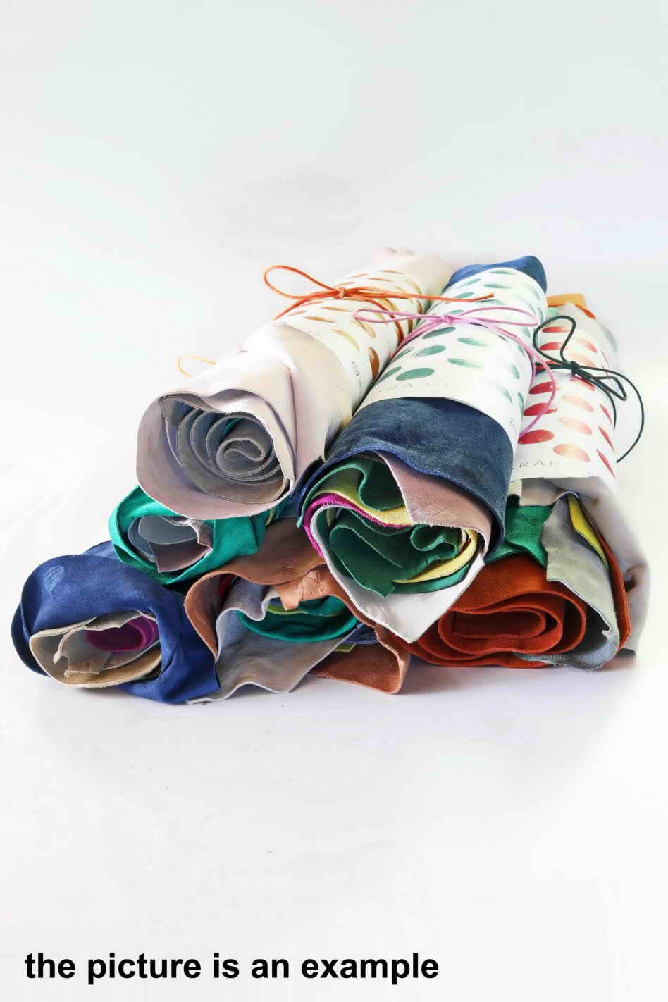 Suede leather LARGE pieces, solid color scamosciato leather sheets in light summer tones, mixed selection AMZ3 La Garzarara