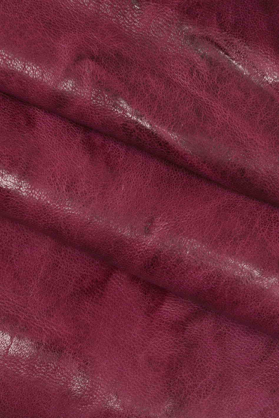 Washed antiqued sheepskin leather hide - lilac green violet distressed skin, soft veg tanned wrinkled leather B13902-VT La Garzarara