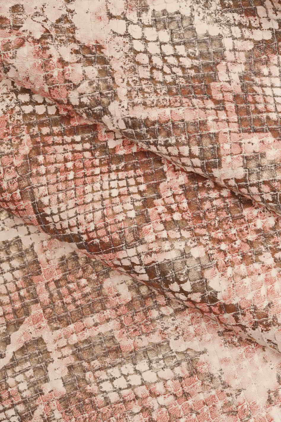 Multicolor python embossed leather hide, soft snake print leather skin for bags clutches accessories B13467-ST LaGarzarara