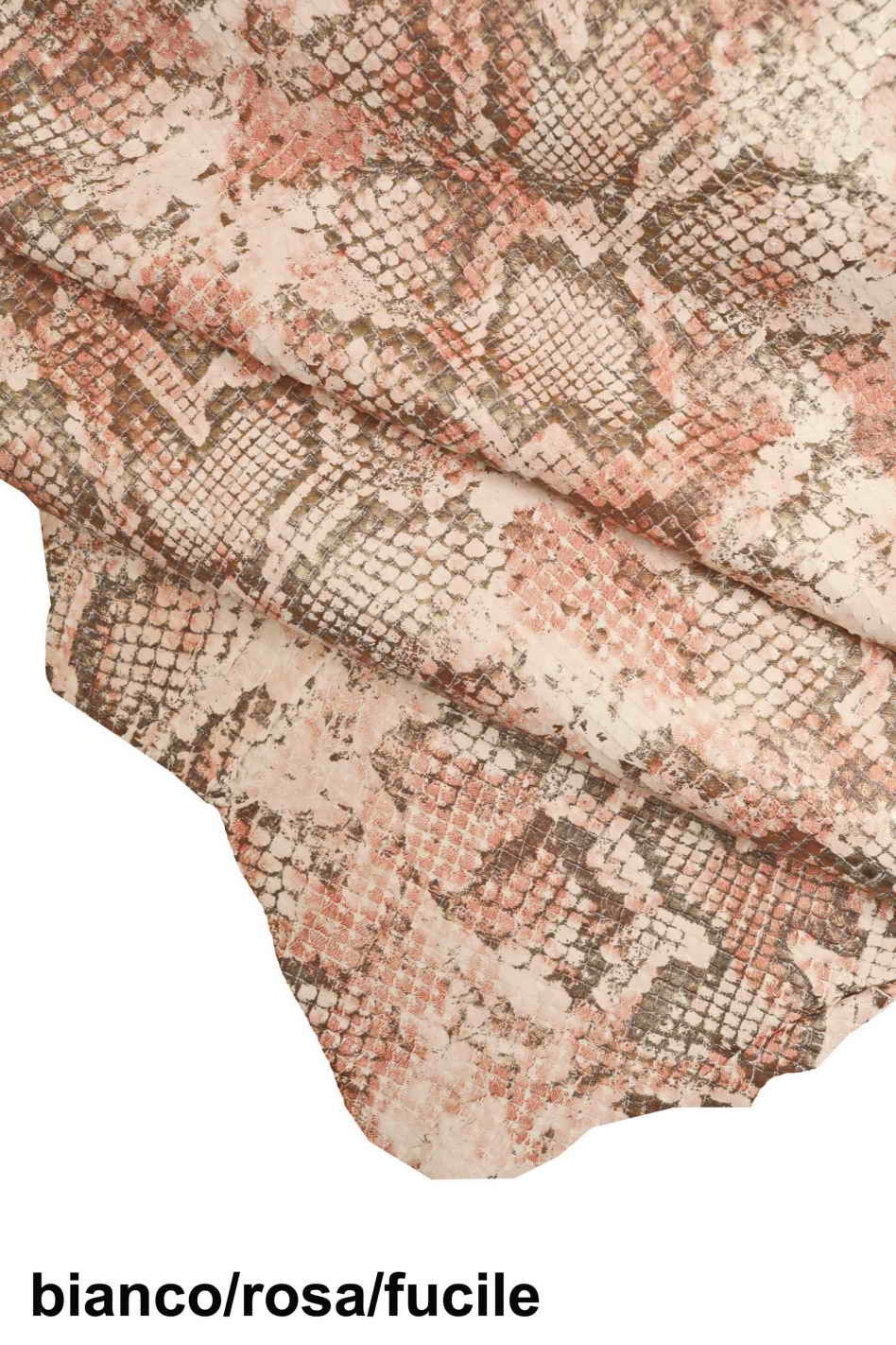 Multicolor python embossed leather hide, soft snake print leather skin for bags clutches accessories B13467-ST LaGarzarara