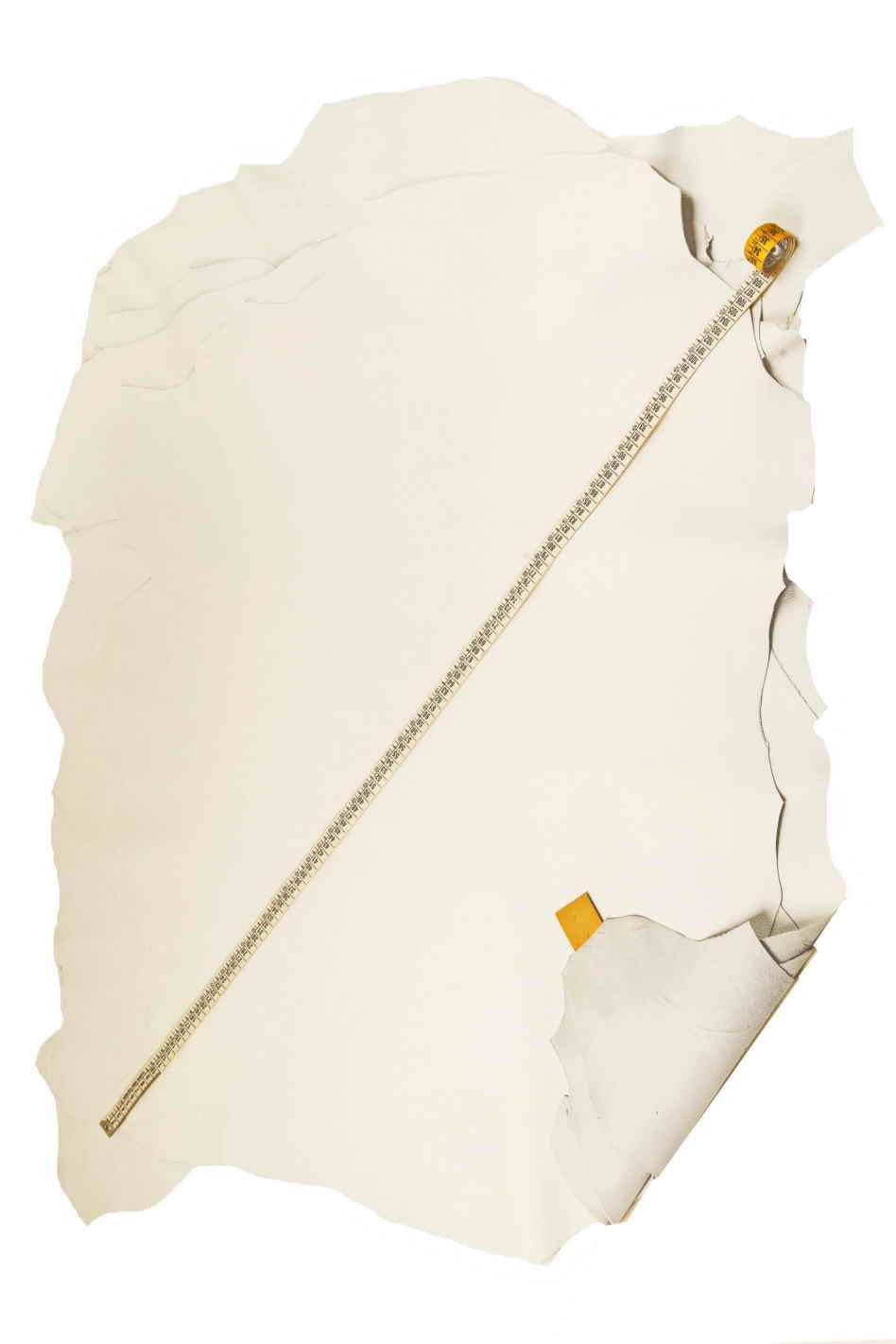 White PEBBLE grain leather hides -natural matte GOATSKIN - sporty grain print soft B13833-TU La Garzarara