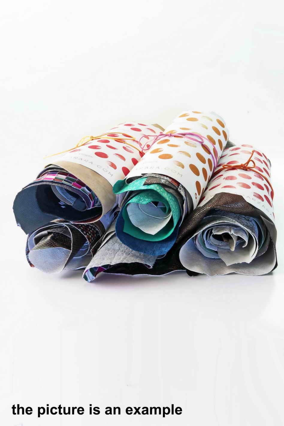 Soft Leather Pieces, Printed Random Assortment Leather scraps, Rich Patterned Offcuts 1 lbs - 1,7 lbs - 2 lbs - 4 lbs