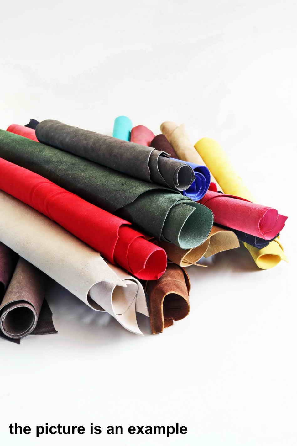 Suede Scraps for crafting, Random mix Nubuck Pieces, Soft Offcuts Leather for Earrings, Bags & Leathercraft 1 lbs - 1,7 lbs - 2 lbs - 4 lbs