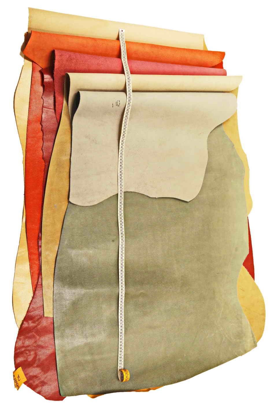 LIZARD embossed LEATHER hide, beige, pistachio grey, orange, burgundy, pearl grey tejus printed calfskin, glossy skin B13989-ST La Garzarara