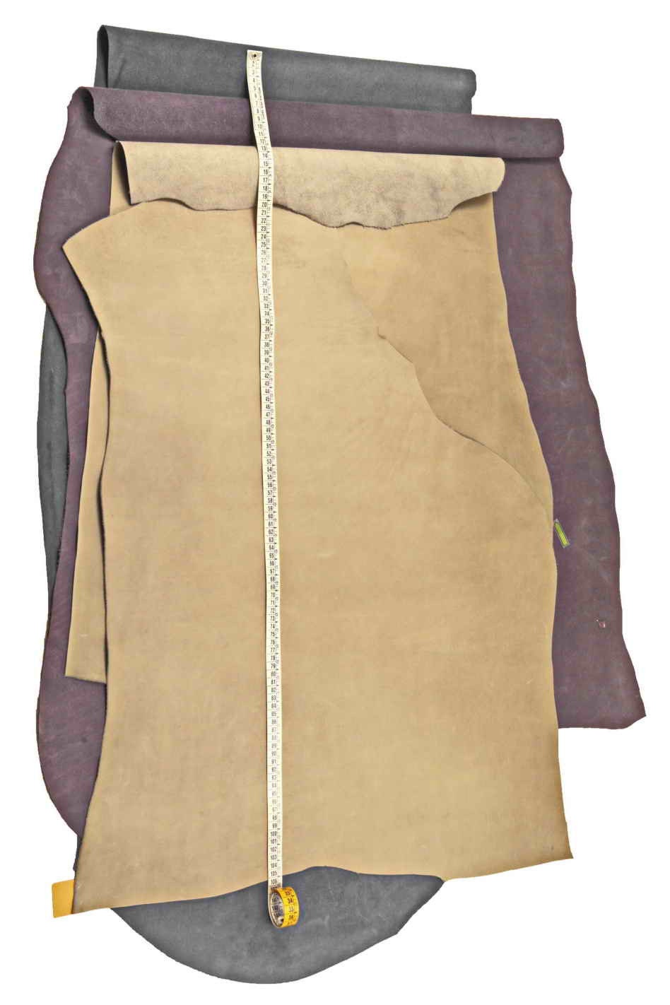 Nubuck leather texture hides, Grey, purple, blue, soft waxed slightly wrinkled matte nubuk cowhide B13979-TU La Garzarara