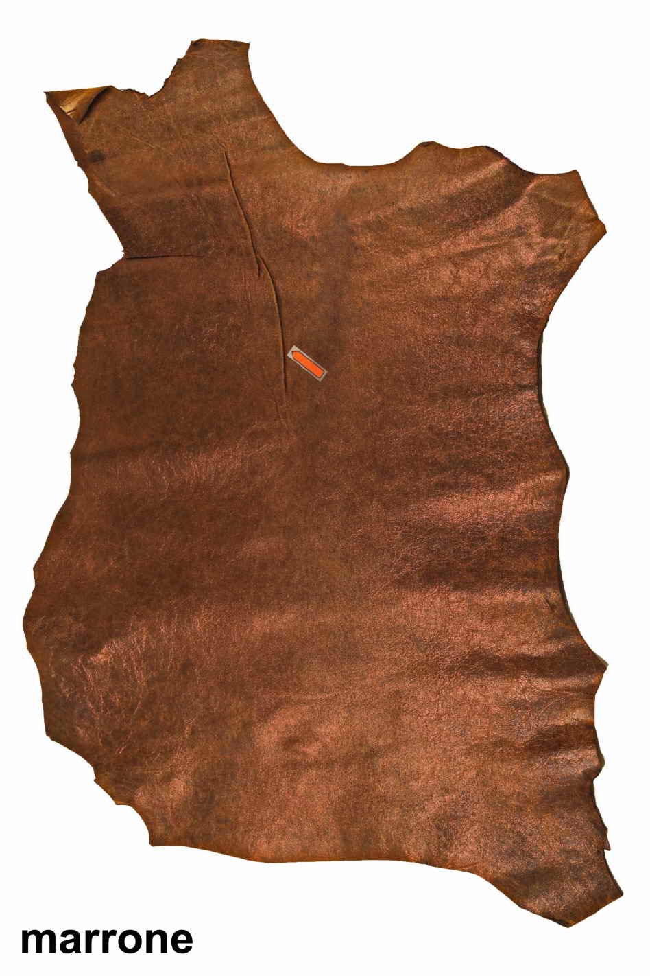 Thin thickness leather skins - grey green brown washed distressed hides - SPARKLES on vintage goatskin B13789-VT La Garzarara