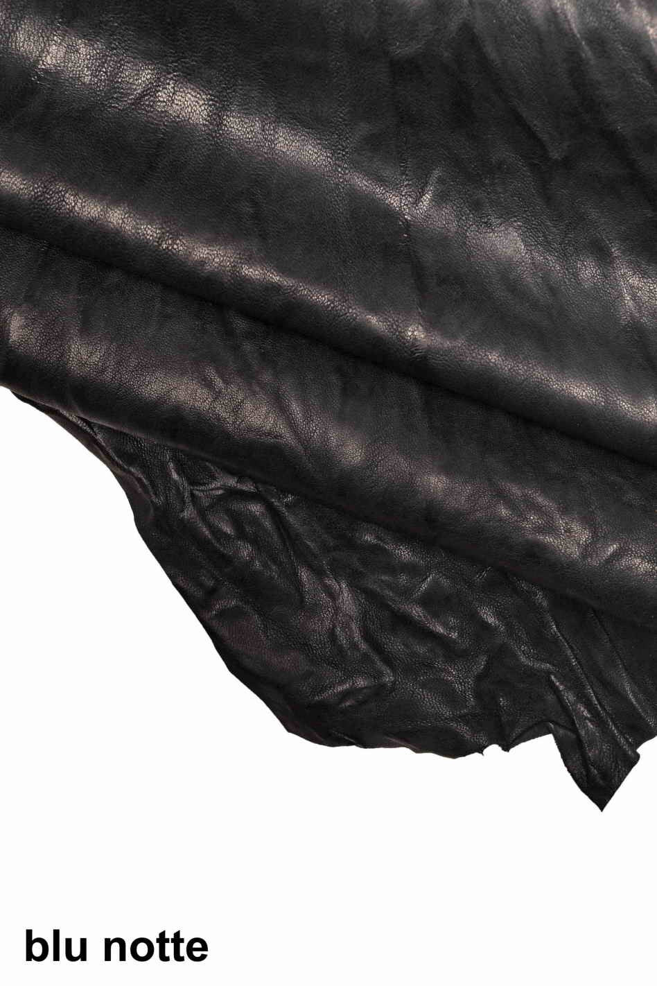 Crumpled leather skins, NAPPA sheepskin pink burgundy blue, wrinkled washed distressed italian hide B13903-VT La Garzarara
