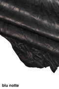 Crumpled leather skins, NAPPA sheepskin pink burgundy blue, wrinkled washed distressed italian hide B13903-VT La Garzarara