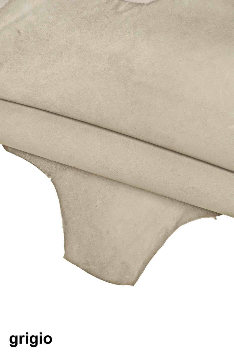 Soft Suede leather hides, - Grey, light blue, dark blue velour, silky goat skins, thin leather B13994-TU La Garzarara