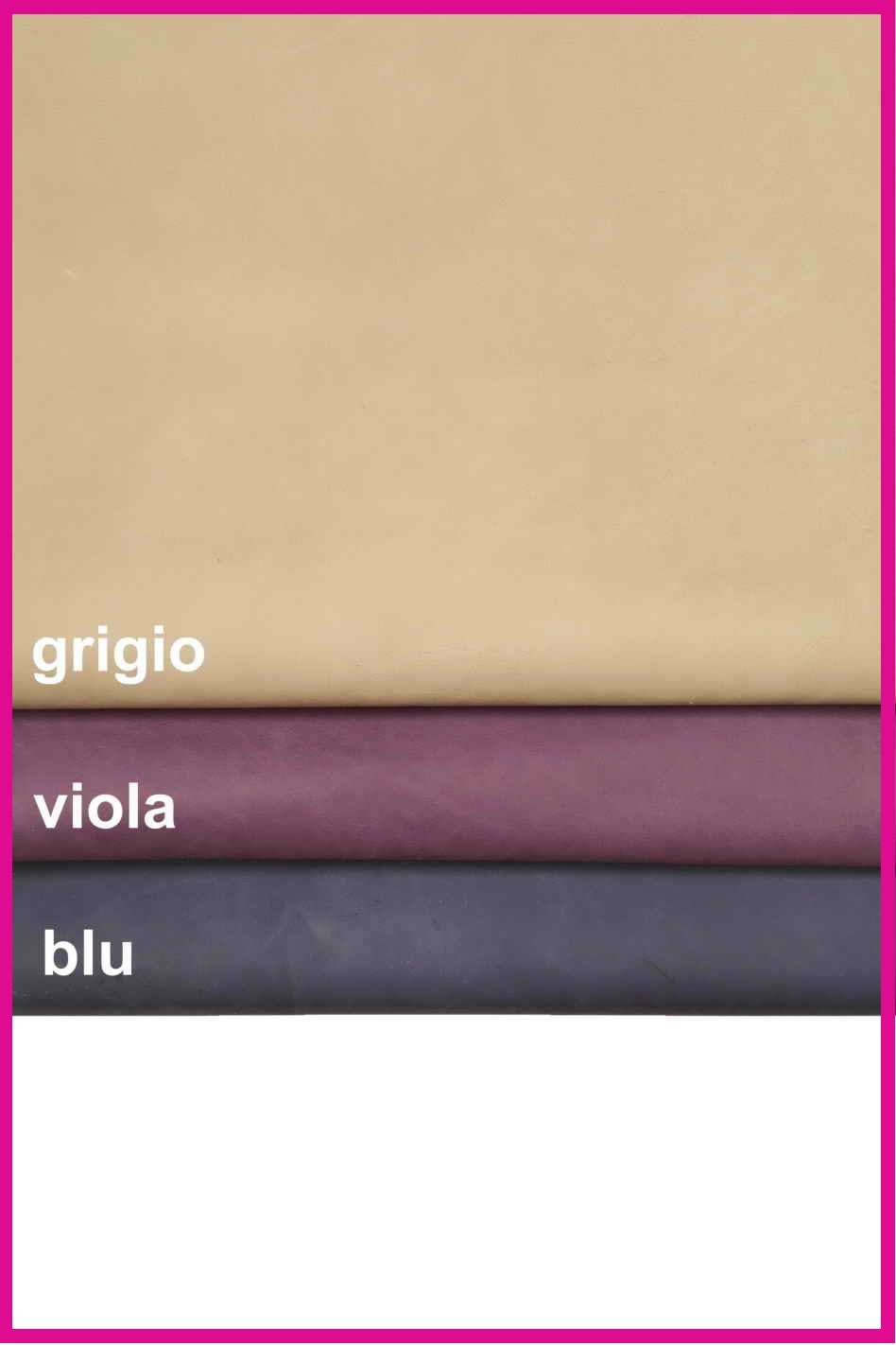 Nubuck leather texture hides, Grey, purple, blue, soft waxed slightly wrinkled matte nubuk cowhide B13979-TU La Garzarara