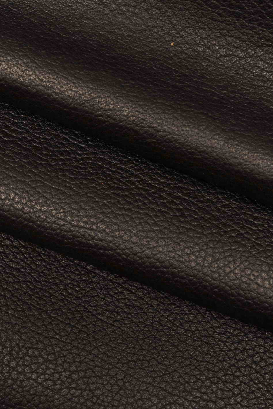 Black Pebble Grain leather hides - grainy textured GOATSKIN - italian skins for crafters B13926-TB La Garzarara